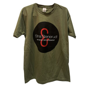 T-shirt with band logo / Olive Green